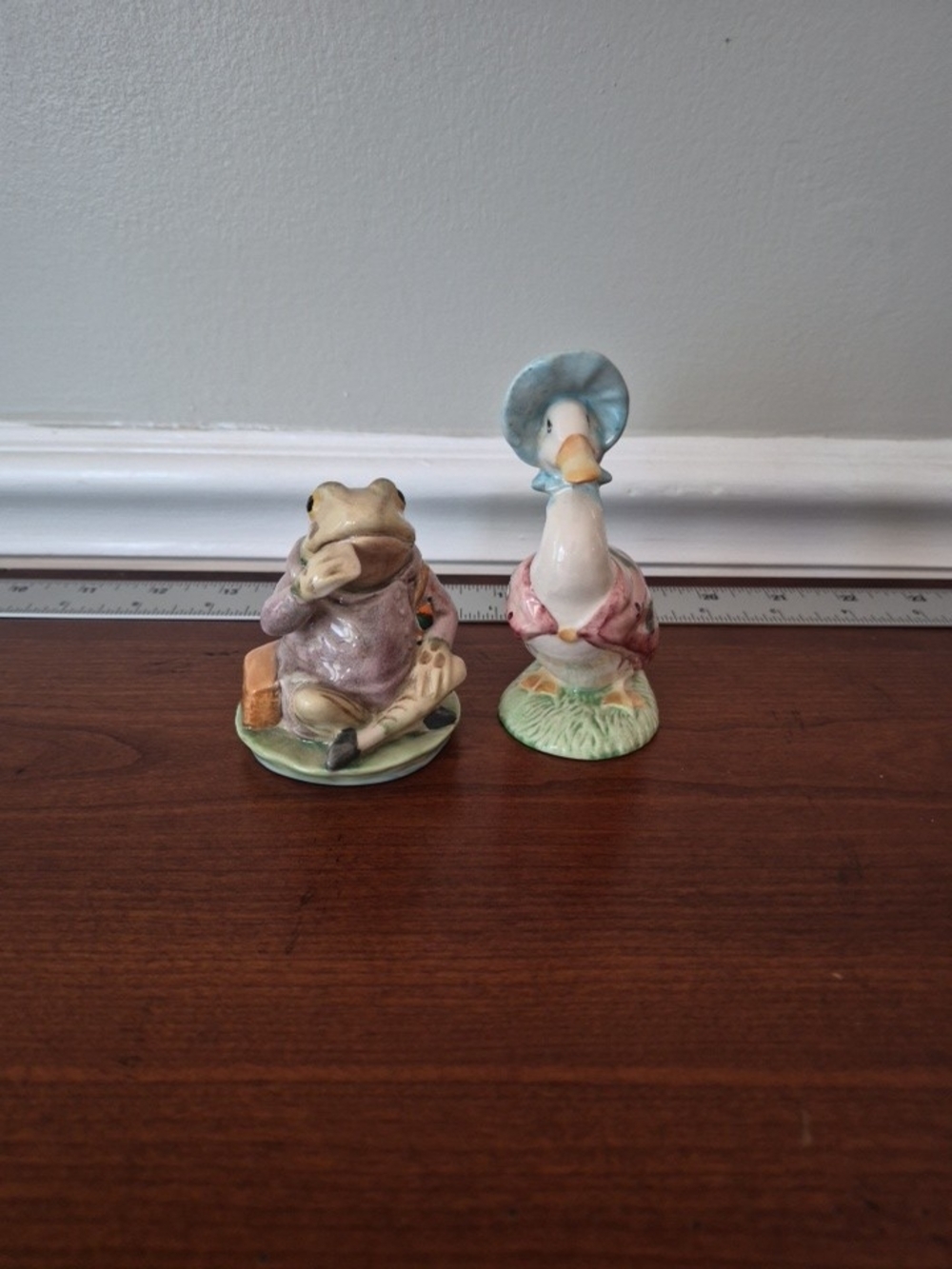 Vintage Royal Albert Jeremy Fisher Frog & Jemima Paddleduck Collectible,England